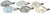 Rogers Bros. Artist-Made Rogers Silverplate Spoon Place Card Holders – Set of 6 For Sale - Image 4 of 6