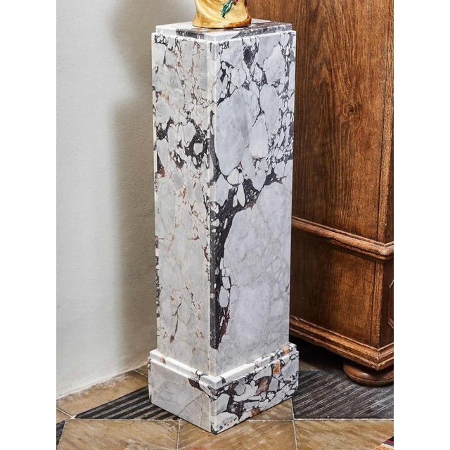 Art Deco Marble Pedestal For Sale - Image 10 of 12