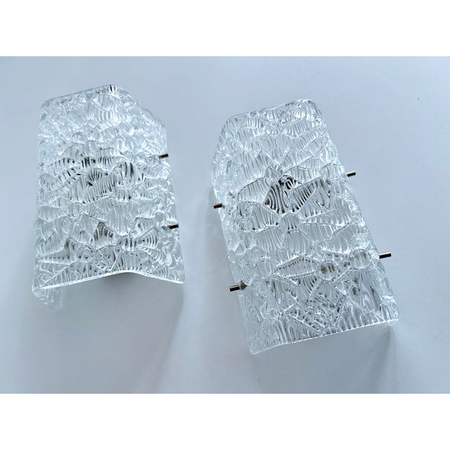 White Murano Glass Sconce from Kalmar, 1970s For Sale - Image 8 of 16