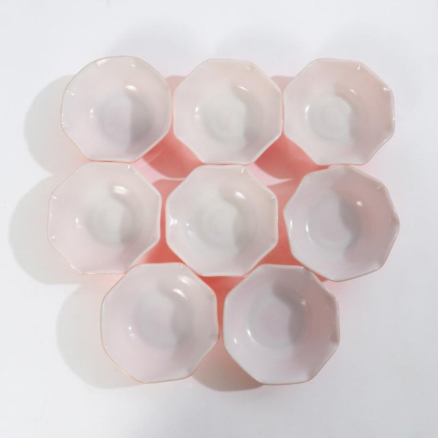 Mid 20th Century Hazel Atlas Crinoline Glass Dinner Set - 40 Piece For Sale - Image 14 of 18