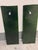 2000 - 2009 Abstract Winter Landscape Glass Wall Art Panels, Set of Two For Sale - Image 5 of 12