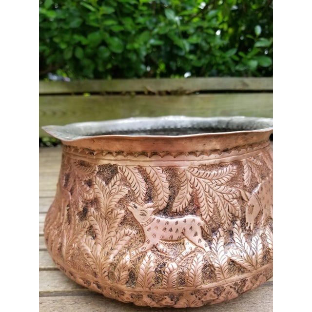 I was told that this copper cooking pot is very old, perhaps the oldest in my collection. It is still serviceable for many...
