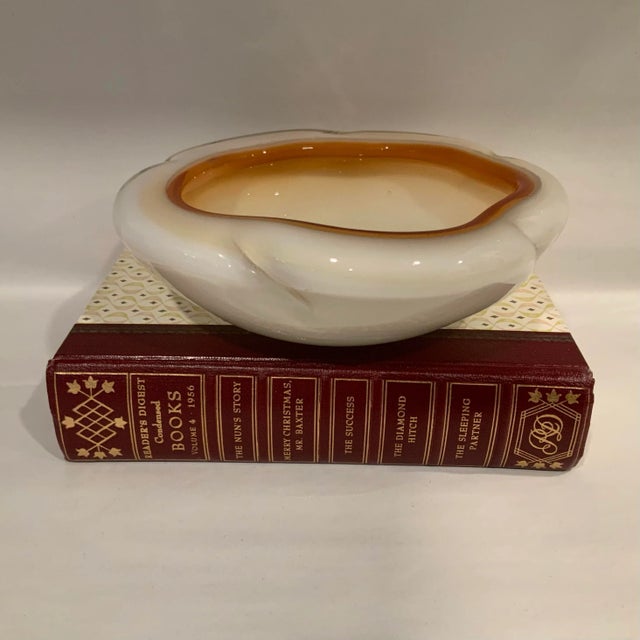 Murano Murano Cased Glass Bowl For Sale - Image 4 of 10