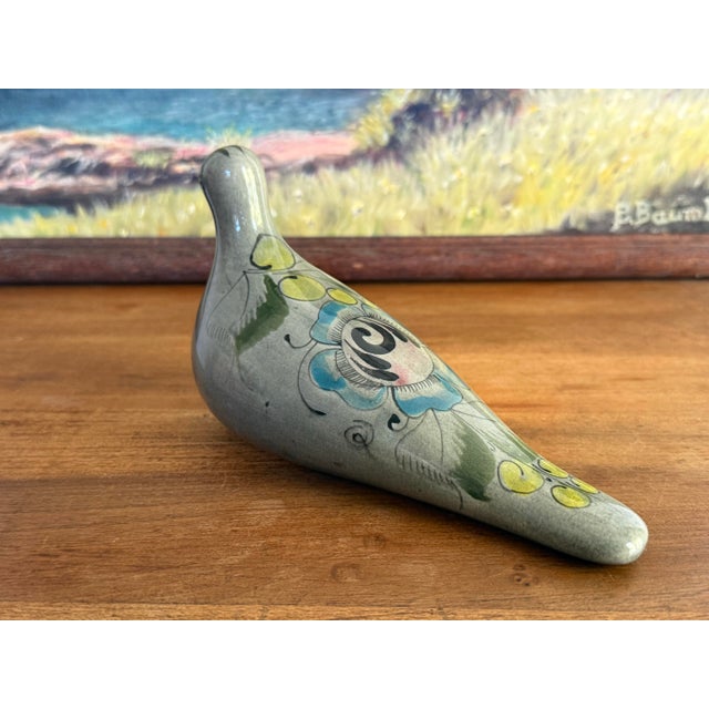 Mexican Vintage Mexican Tonala Pottery Dove Bird For Sale - Image 3 of 10
