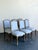 Vintage Carved Wood Dining Chairs With Blue Upholstery - Set of 6 For Sale - Image 13 of 13