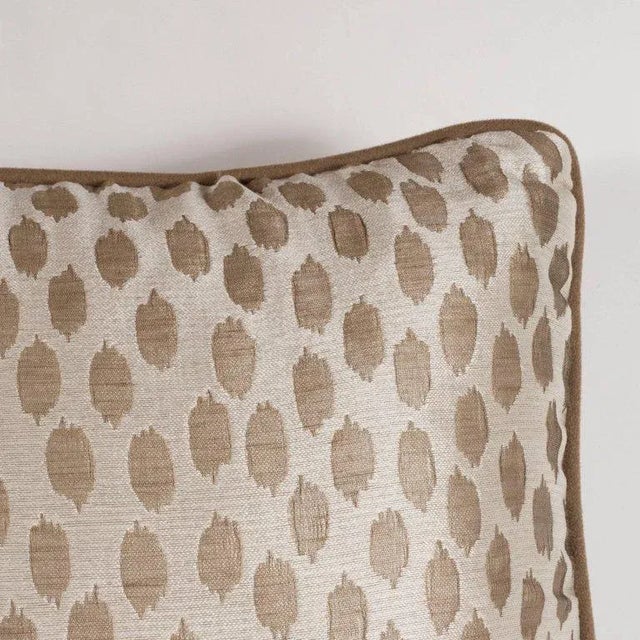 Contemporary Modernist Square Pillows- a Pair For Sale - Image 3 of 7