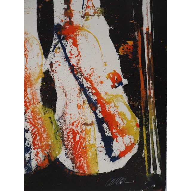 Arman, Chicago Riffle, Traces of Violins, Oil on Paper For Sale - Image 12 of 18