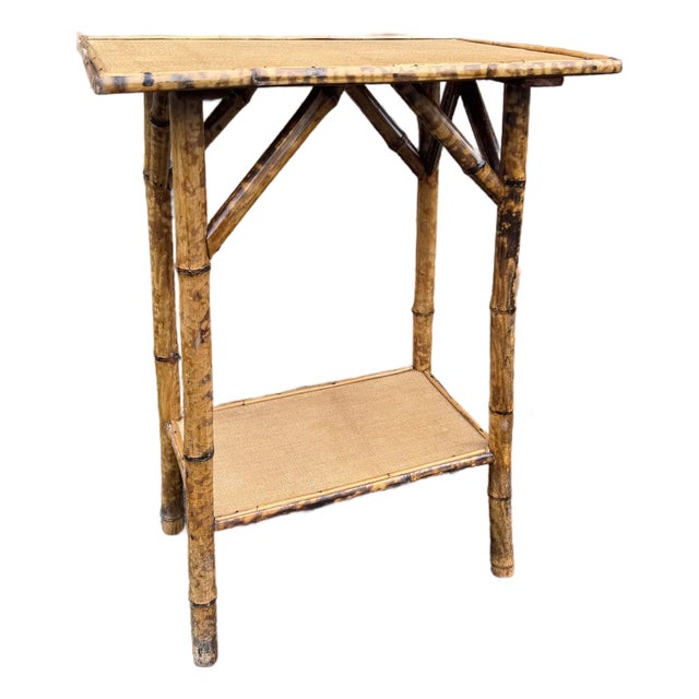 19th Century English Bamboo Table For Sale