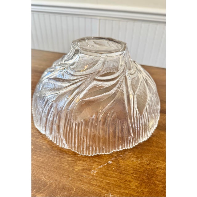 This Lausitzer Glas Bowl made in Germany functions as an elegant serving bowl or a decorative centerpiece. The visual...