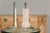Mid-Century Modern Mid 20th Century Mid Century Modern Italian Carved Pine Pilaster Table Lamps on Lucite Bases - a Pair For Sale - Image 3 of 12