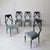 Chairs attributed to Vittorio Dassi for Dassi Mobili Moderni, 1950s, Set of 5 For Sale - Image 4 of 11