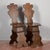 Set of Rustic Wood Chairs and Stools For Sale - Image 6 of 17