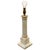 White Marble Corinthian Column Table Lamp, 1900s For Sale - Image 11 of 11