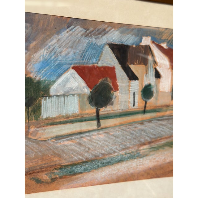 Thore Andersson, House in Skanör, 1950s, Watercolor & Paper, Framed For Sale - Image 5 of 12