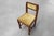 Vintage Art Deco Belgian Oak Side Chair with Yellow Upholstery, 1920s For Sale - Image 14 of 15
