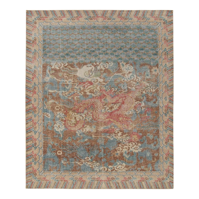 Rug & Kilim’s Oversized Dragon Motif Rug, 14x20 For Sale
