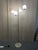 Metal Floor Lamp with Opal Glass For Sale - Image 7 of 13