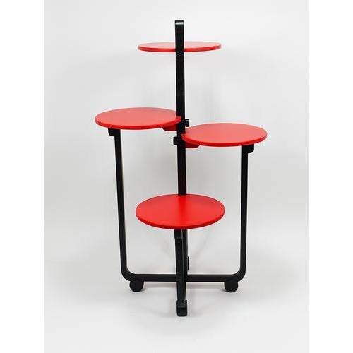 Black Art Deco French Flower Plant Stand by André Groult, France, 1920s For Sale - Image 8 of 18