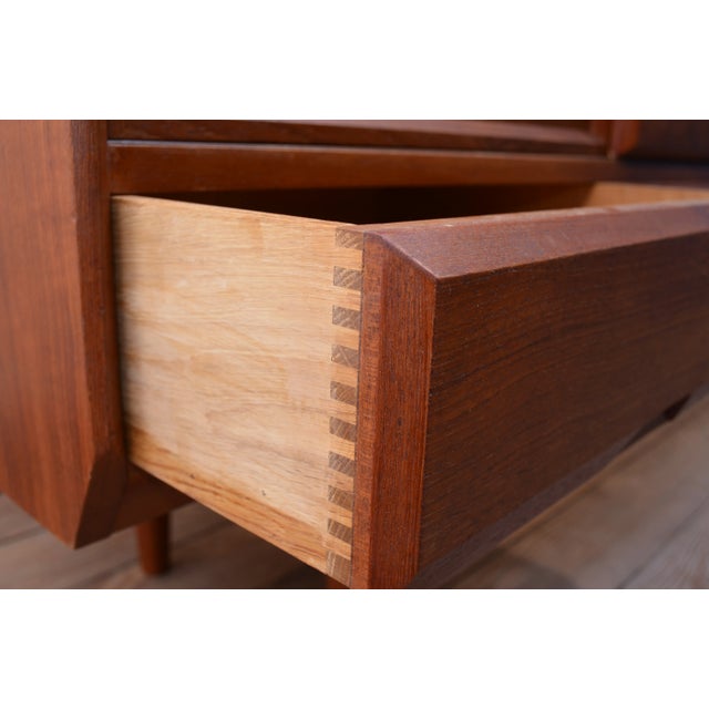 Danish Teak Highboard, 1960s For Sale - Image 6 of 7