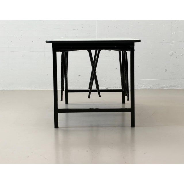 Vintage Kelko Table Set with Lacquered Stools, 1960s, Set of 5 For Sale - Image 9 of 16