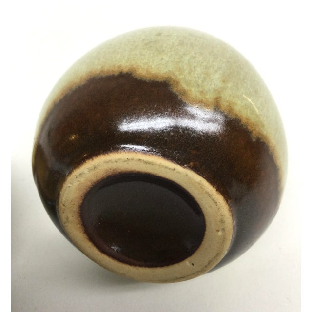 Sand Vintage Studio Hand Turned Pottery Soap & Toothbrush Holder - a Set For Sale - Image 8 of 9