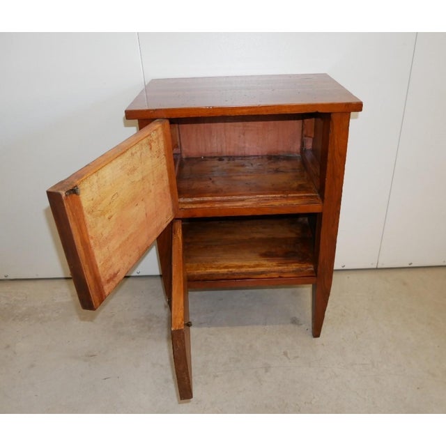 Antique Bedside Table in Walnut, 1500s For Sale - Image 3 of 13