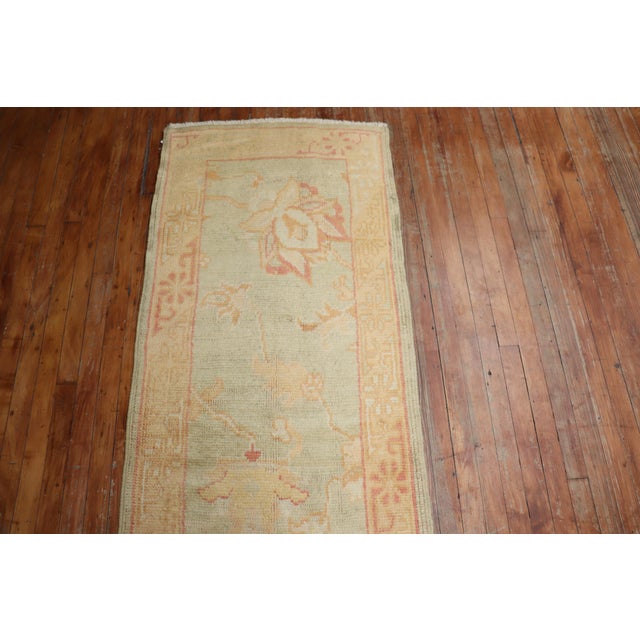 Turkish Oushak Runner For Sale - Image 13 of 18