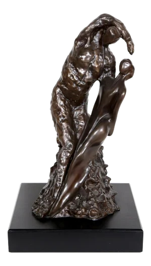 "She and He" Bronze Sculpture by Nili Carasso