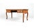 A beautifully hand-crafted, Italian oak executive desk with an exquisitely hand-carved apron of gracefully scrolling...