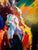 Red 1970s Vintage Javier Cabada Monumental Painting For Sale - Image 8 of 10