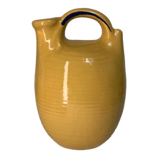 Vintage Royal Haeger Potteries Mustard Yellow Jug For Sale