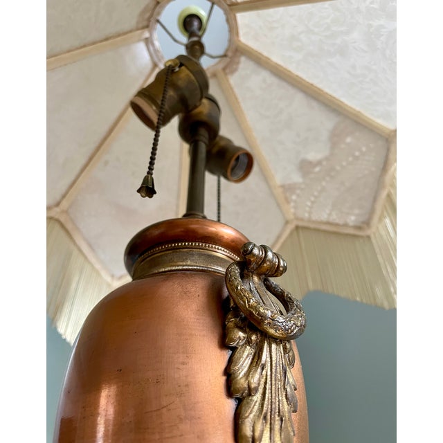 1970s 1970s French Bronze Marble Table Lamp For Sale - Image 5 of 12