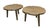 Pair of Vintage Hollywood Regency Cast Metal Organic Tree Slice Style Side Tables For Sale - Image 4 of 12