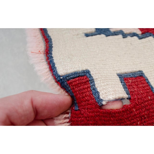 Handmade Rug Turkish Kilim Small Rug Entry Mat Doormat 2x3 Ft Approx For Sale - Image 10 of 11