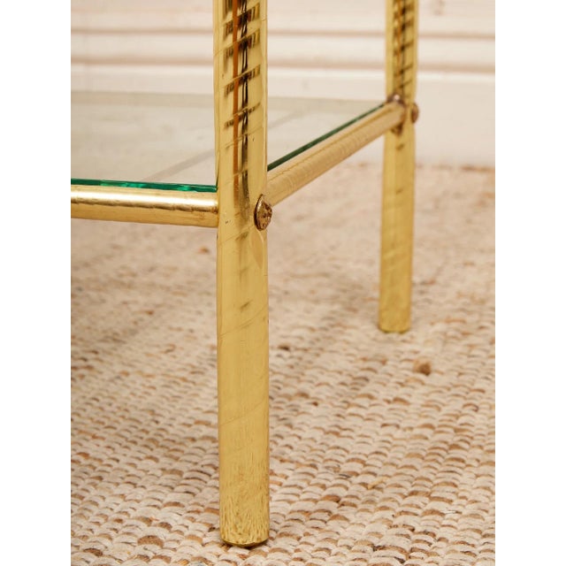 Gold Gold Hollywood Regency Shelf For Sale - Image 8 of 10