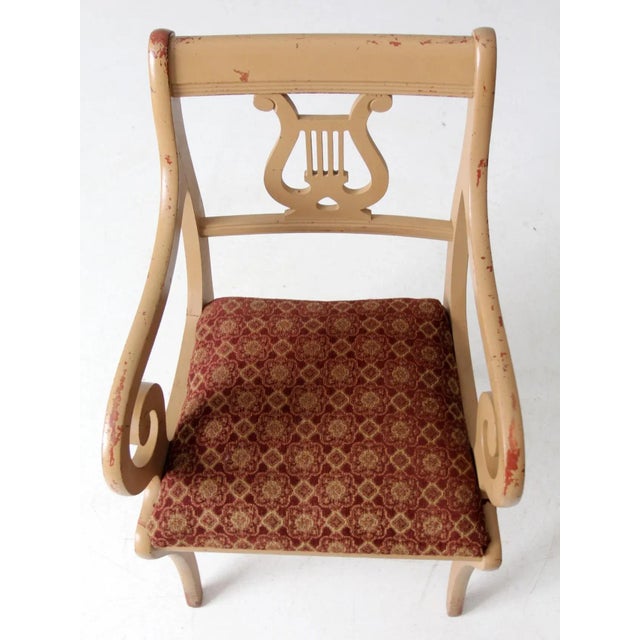 Antique Lyre Back Armchair For Sale - Image 13 of 14