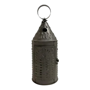 20th Century American Tin Candle Lantern