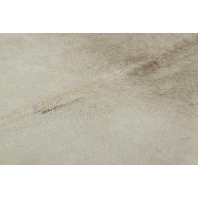 Rug & Kilim Rug & Kilim’s Contemporary Cowhide Rug in Warm Beige & Brown Tones For Sale - Image 4 of 8