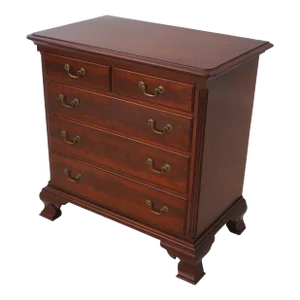 Louis Irion Bench Made Walnut Bachelor Chest