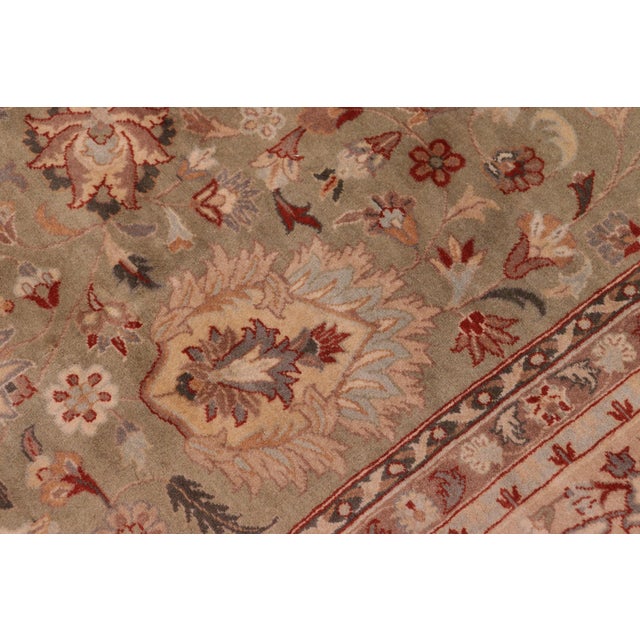 Designed with mesmerizing intricacy and gorgeous color palette, this hand-knotted masterpiece demonstrates the beauty and...
