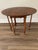 1980s 1980s Vintage Baker Furniture Company Oval Burled Walnut Gate Leg Drop Leaf Side Table For Sale - Image 5 of 12