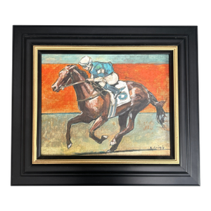 Contemporary Original Painting by Stephen Heigh “Jockey”