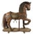 Platform Rocking Horse Floor Pull Toy For Sale