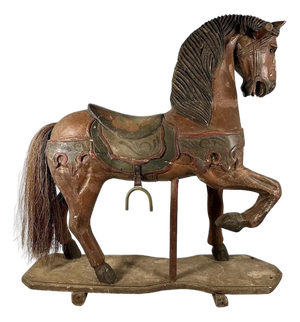 Platform Rocking Horse Floor Pull Toy FREE SHIPPING!