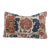 Antique Unique Suzani Embroidery Patchwork Decorative Lumbar Pillow For Sale