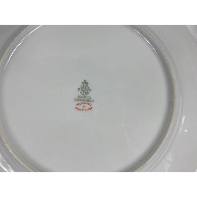 1940s Tirschenreuth Bavaria Dinner Plates Set of 10 For Sale - Image 5 of 5