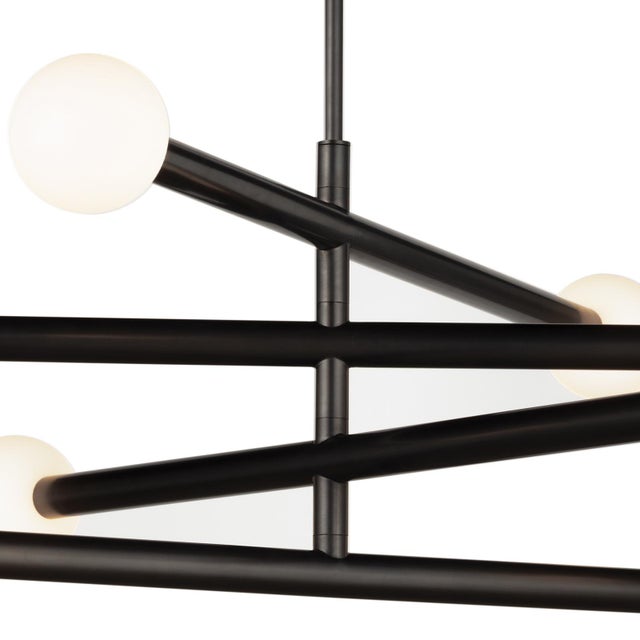 Regina Andrew Beaubien Steel Chandelier, Oil Rubbed Bronze For Sale - Image 4 of 7