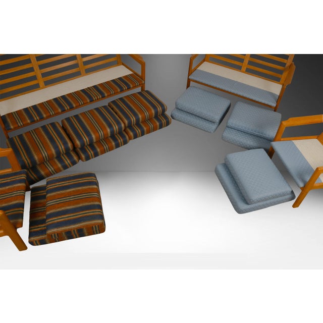 1970s Danish Modern Teak Room Set Sofa Loveseat and Pair of Armchairs For Sale - Image 12 of 12