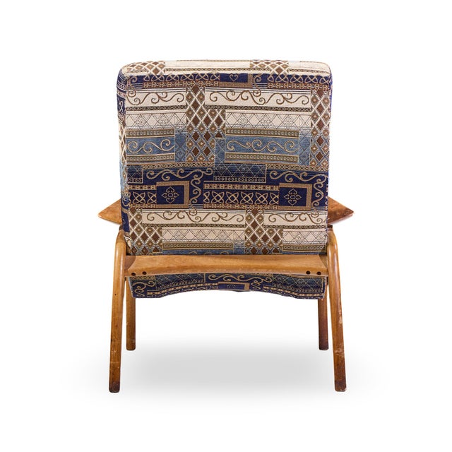 Adrian Pearsall for Craft Associates Mid Century Walnut Lounge Chairs - Pair For Sale - Image 9 of 12