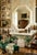 Off-white Vintage Huge Plaster Stone Like Octagonal Post Modern Organic Wall Mirror For Sale - Image 8 of 13